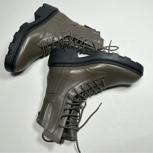 ASH Maddox Leather Combat Boots - Picture 8 of 13
